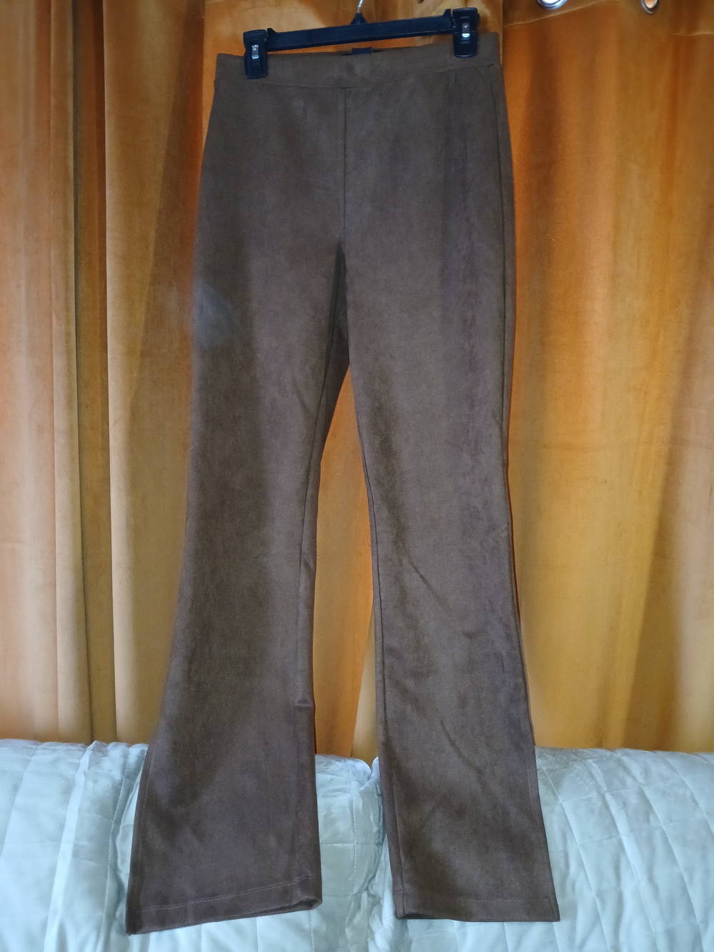 Sanctuary Brown Suede-Look Pants
